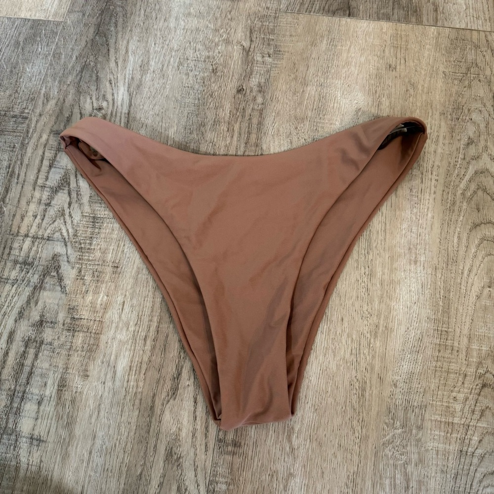 Aurelle Brown Bikini Bottoms Size S